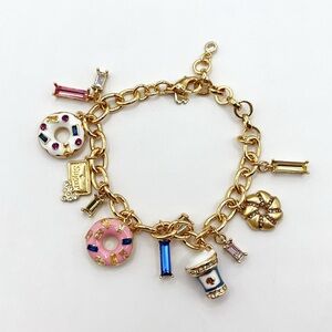 KS520-Kate Spade drink and donut bracelet